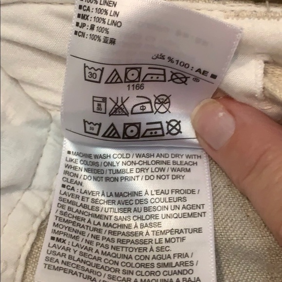 Old Navy 💯 linen pants size medium - Picture 5 of 8